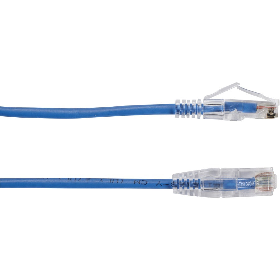 Black Box Slim-Net Cat.6a UTP Patch Cable - 28-AWG, 10G Performance, Snagless Design, Space-Saving