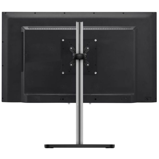 Atdec dual stack or single monitor desk mount - Freestanding base - Loads up to 26.5lb flat or 20lb curved - VESA 75x75, 100x100