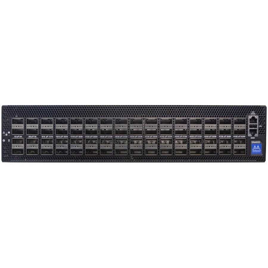 Mellanox Spectrum-3 SN4600C 64-Port 100GbE Ethernet Switch - 12.8Tb/s Throughput for Cloud Data Centers