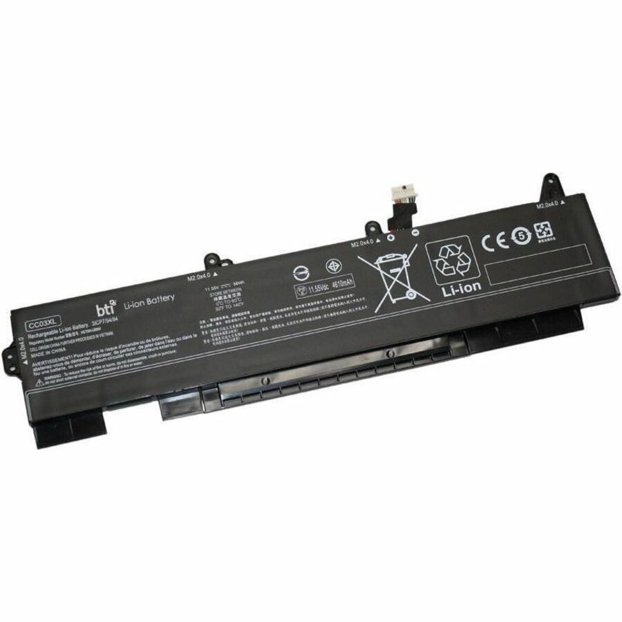 BTI 11.55V 56WHr Li-Ion 3 Cell Battery Replacement for HP EliteBook 850 G7, G8 & 855 G7