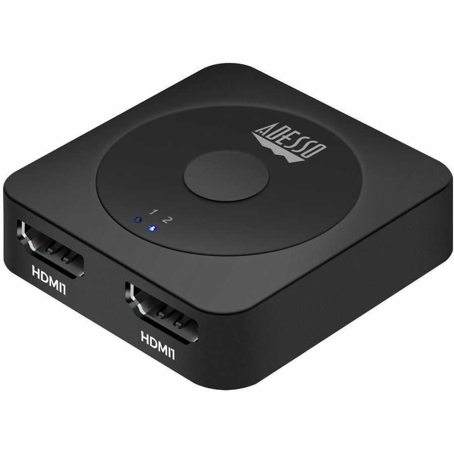 Adesso 4K HDMI Splitter and Switch - 60Hz Resolution, Audio Pass-Through, Plug and Play