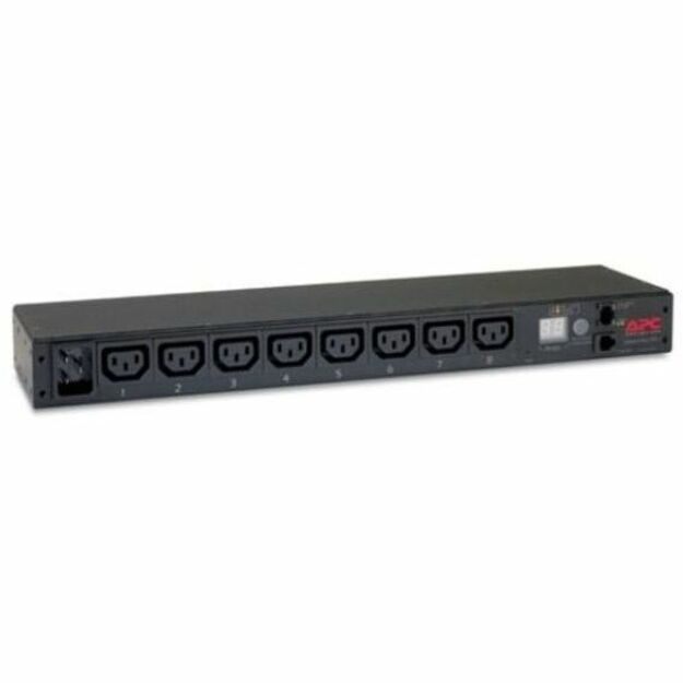 APC by Schneider Electric Rack PDU, Metered, 1U, 16A, 208/230V, (8) C13