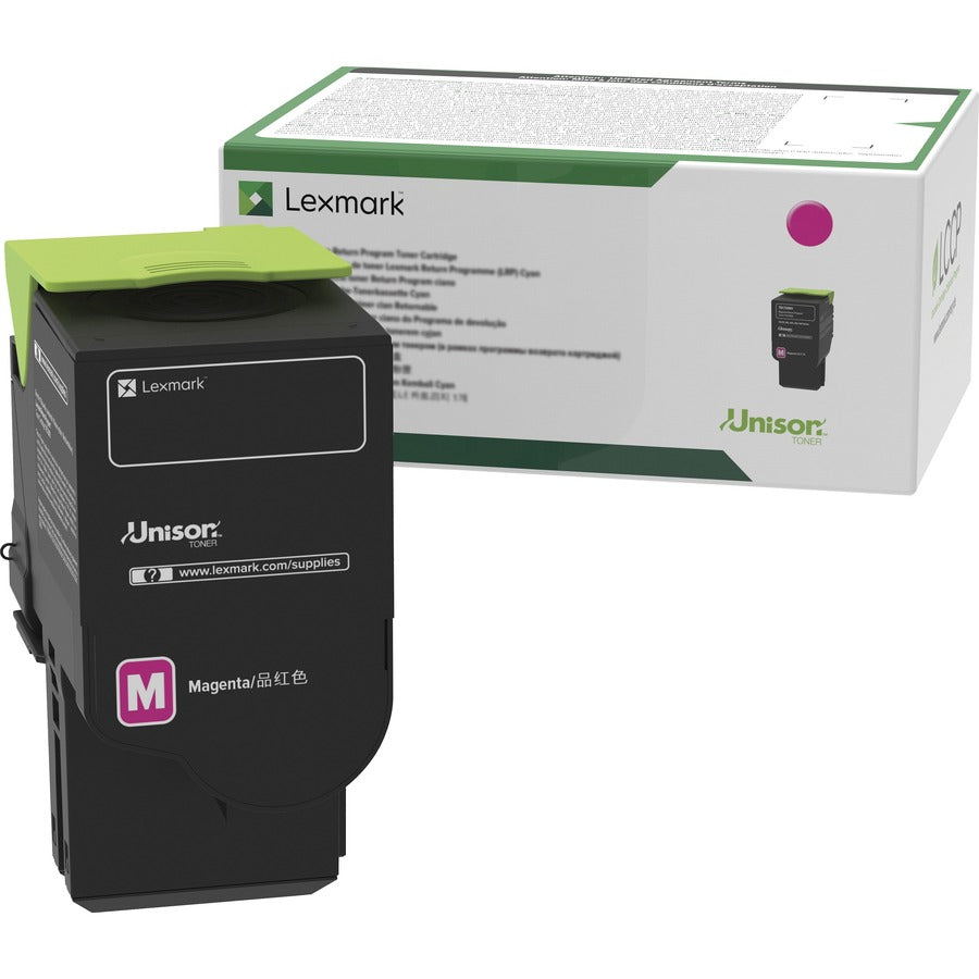 Lexmark Unison Original High Yield Laser Toner Cartridge - Magenta - 1 Each