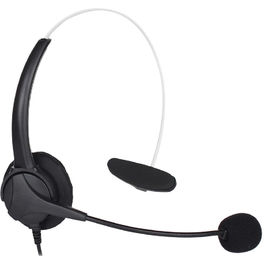 OTM Monaural USB Headset with Omni-Directional Microphone - Wired Over-the-Head Design