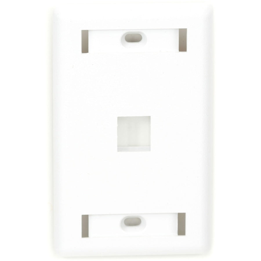 Black Box GigaStation2 1-Socket Secure Rear-Loading Network Faceplate for Jacks