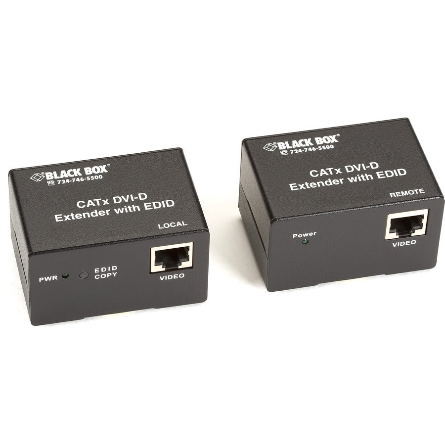 Black Box CATx DVI-D Extender Kit – 1920x1200 Video Resolution Up to 164 Ft for Digital Signage