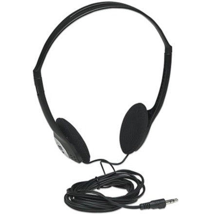 Manhattan Lightweight Stereo Headphones with Cushioned Earpads