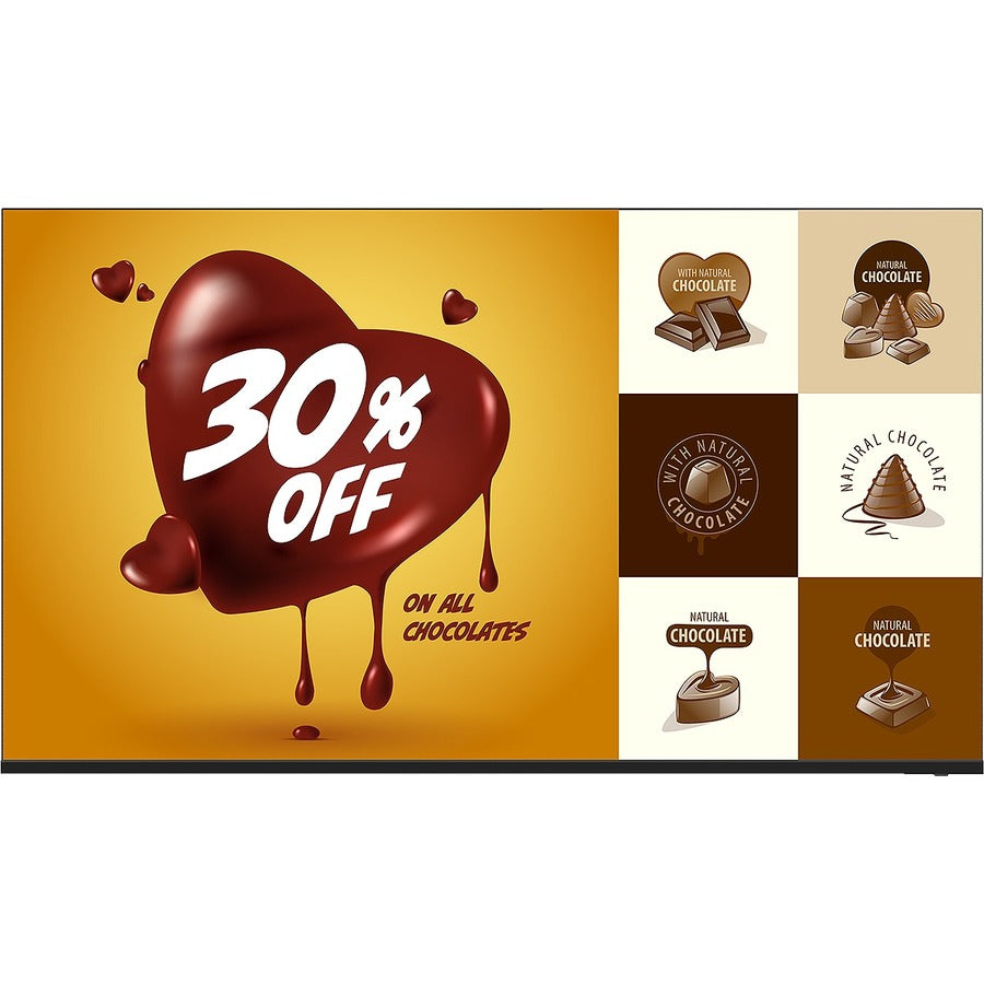 Sharp 55" 4K Ultra-HD Professional Display with HDR, Wireless Casting & HTML5 Browser