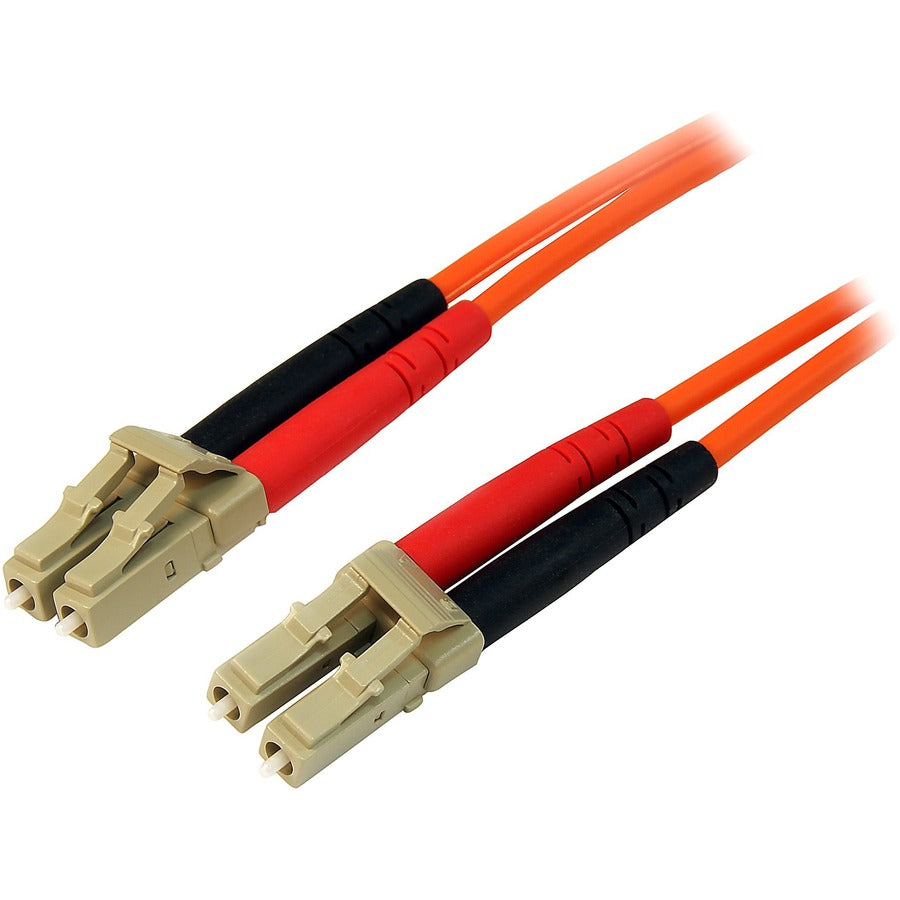StarTech.com 3m Fiber Optic Cable - Multimode Duplex 50/125 - LSZH Fiber Jumper Cord - LC/LC
