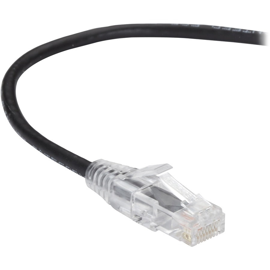 Black Box Slim-Net Cat.6a UTP 28-AWG Patch Cable - Space-Saving Design for 10G Networks