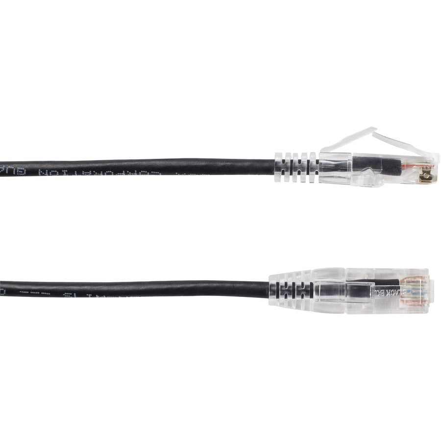 Black Box Slim-Net Cat.6a UTP 28-AWG Patch Cable - Space-Saving Design for 10G Networks