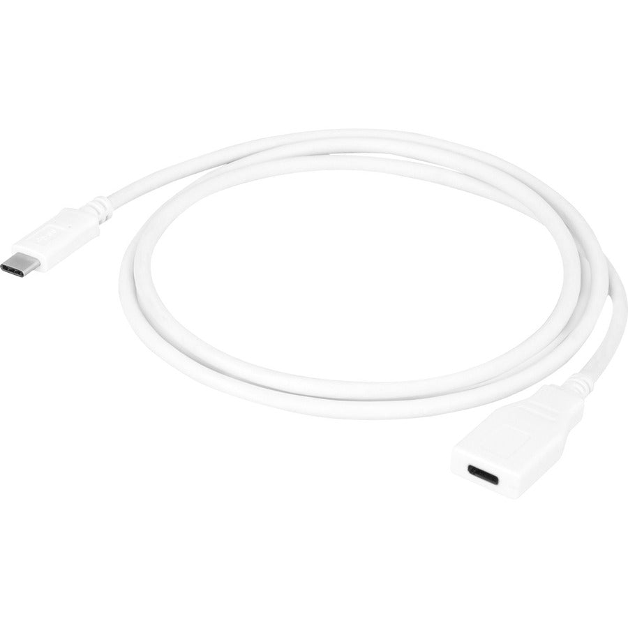 3.3Ft USB Type-C Extension Cable - Male to Female, Compatible with USB-C Laptops & Tablets, White