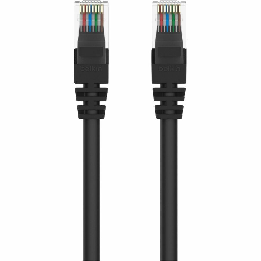 Belkin CAT5e Snagless Ethernet Patch Cable - 1Gbps Speed, Gold-Plated RJ45 Connectors, Durable Design
