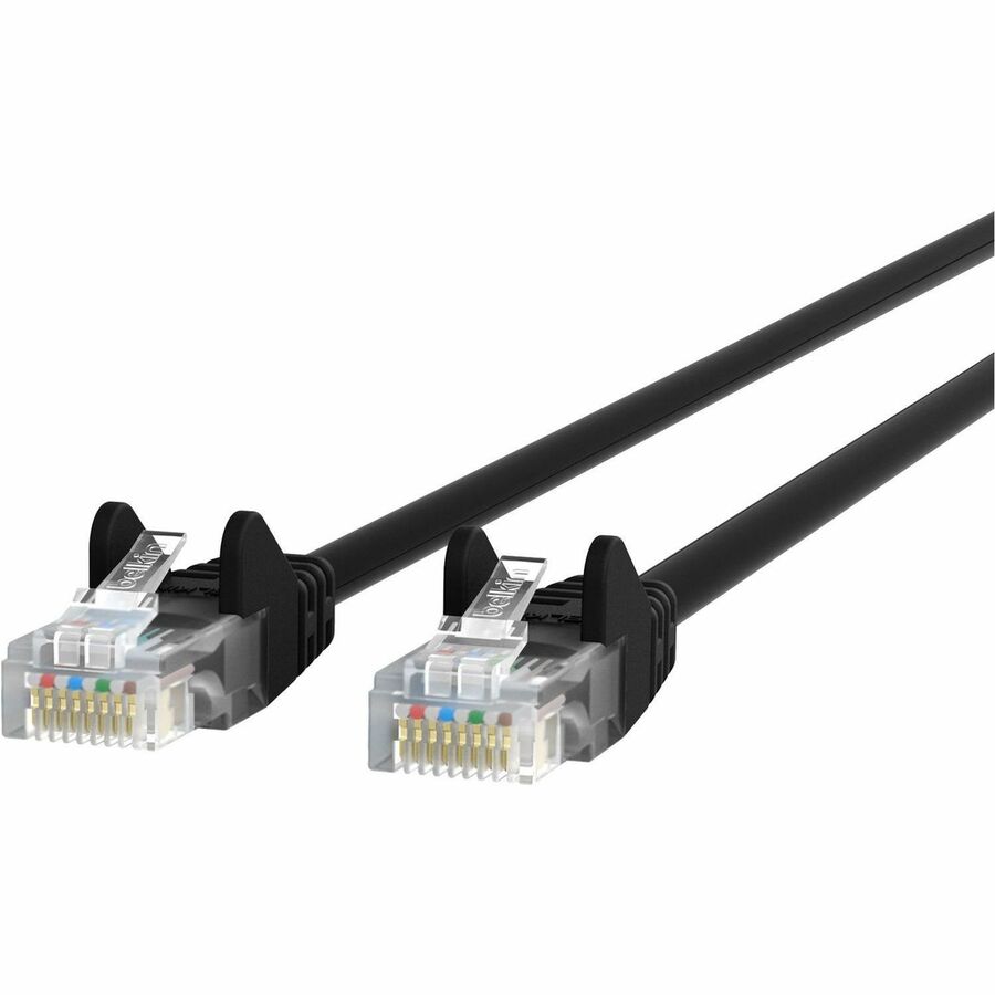 Belkin CAT5e Snagless Ethernet Patch Cable - 1Gbps Speed, Gold-Plated RJ45 Connectors, Durable Design