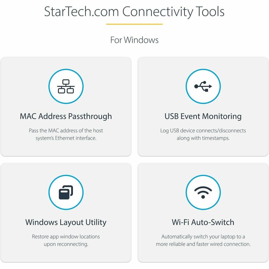 StarTech.com USB-C & USB-A Dock - Hybrid Triple Monitor Laptop Docking Station DisplayPort & HDMI 4K 60Hz/85W PD/6x USB/GbE/USB 3.1 Gen 2