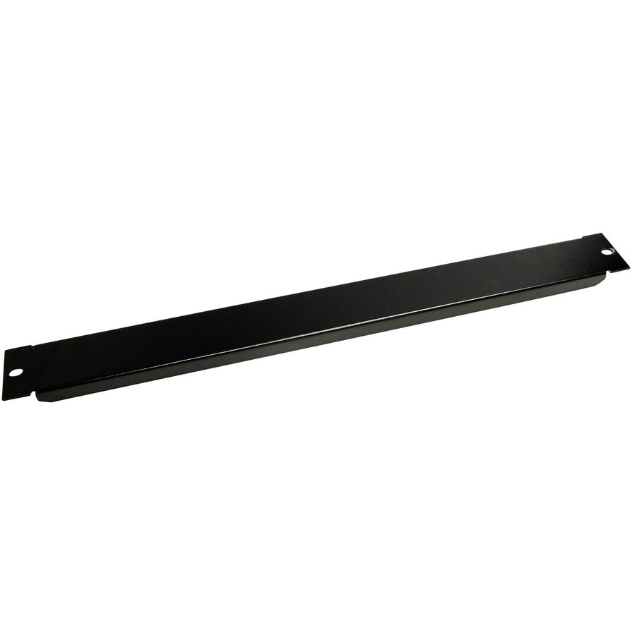 StarTech 1U Blank Rack Panel for 19" Server Racks - Durable Black Steel Filler Panel