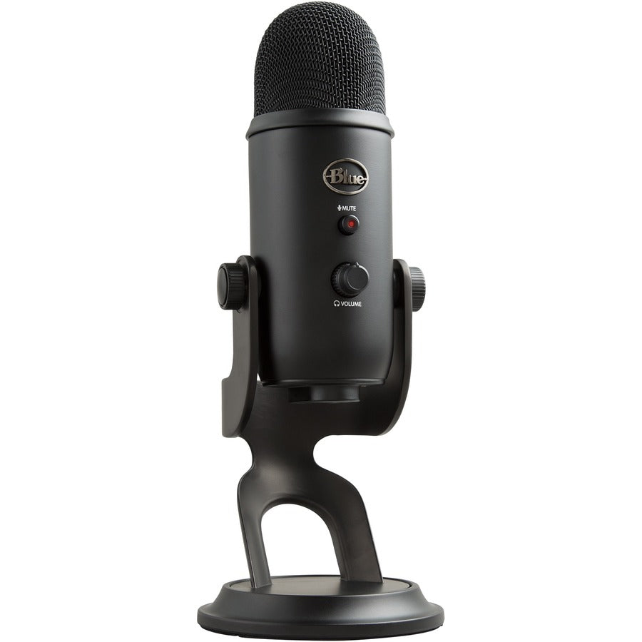 Blue Yeti USB Microphone - Versatile Wired Condenser With 4 Pickup Patterns For Streaming & Recording