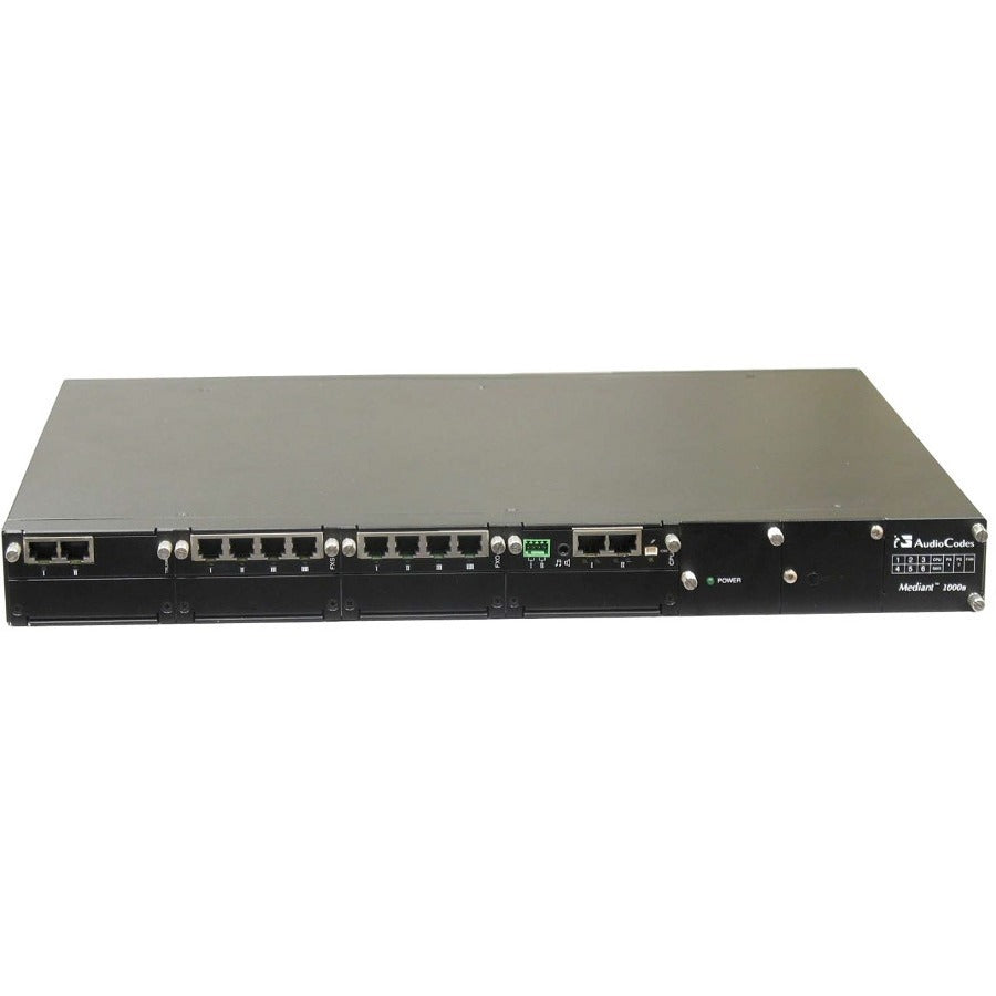 AudioCodes Mediant 1000B VoIP Gateway - 8 AMC Slots, G.711 Codec, High-Quality Calls