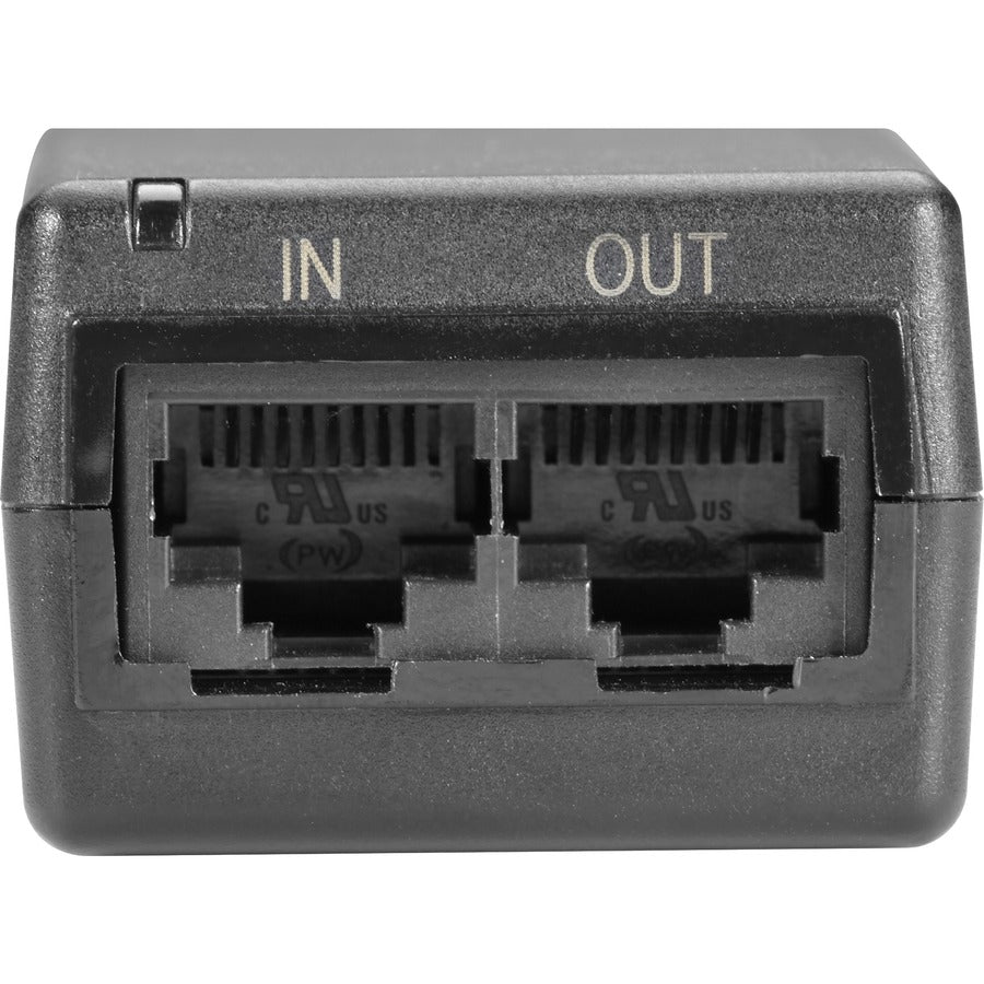 Black Box 802.3af PoE Gigabit Ethernet Injector - 15W Power Over Ethernet for IP Devices