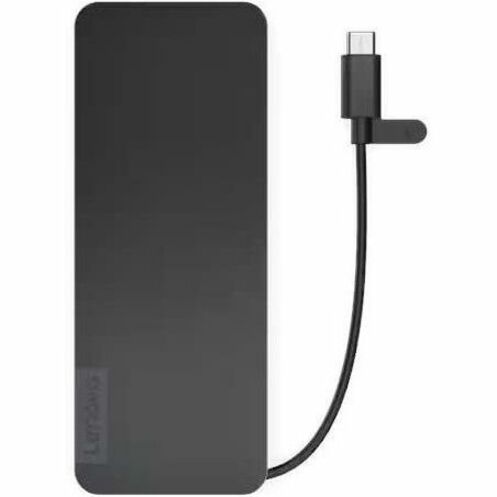 Lenovo USB-C Slim Travel Dock 8 Ports with 4K @ 60Hz Resolution and Eco-Friendly Design