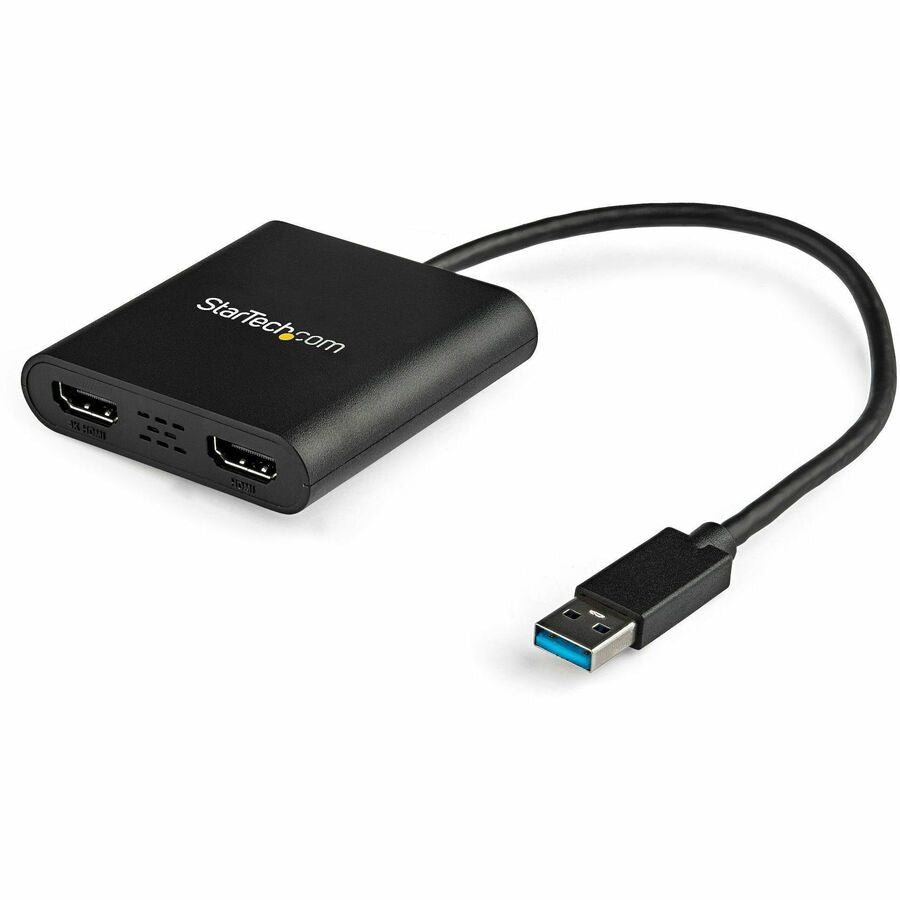 StarTech.com USB 3.0 to Dual HDMI Adapter, USB to 2x HDMI Monitor Converter for Windows (no support for macOS/ChromeOS/Linux) - TAA