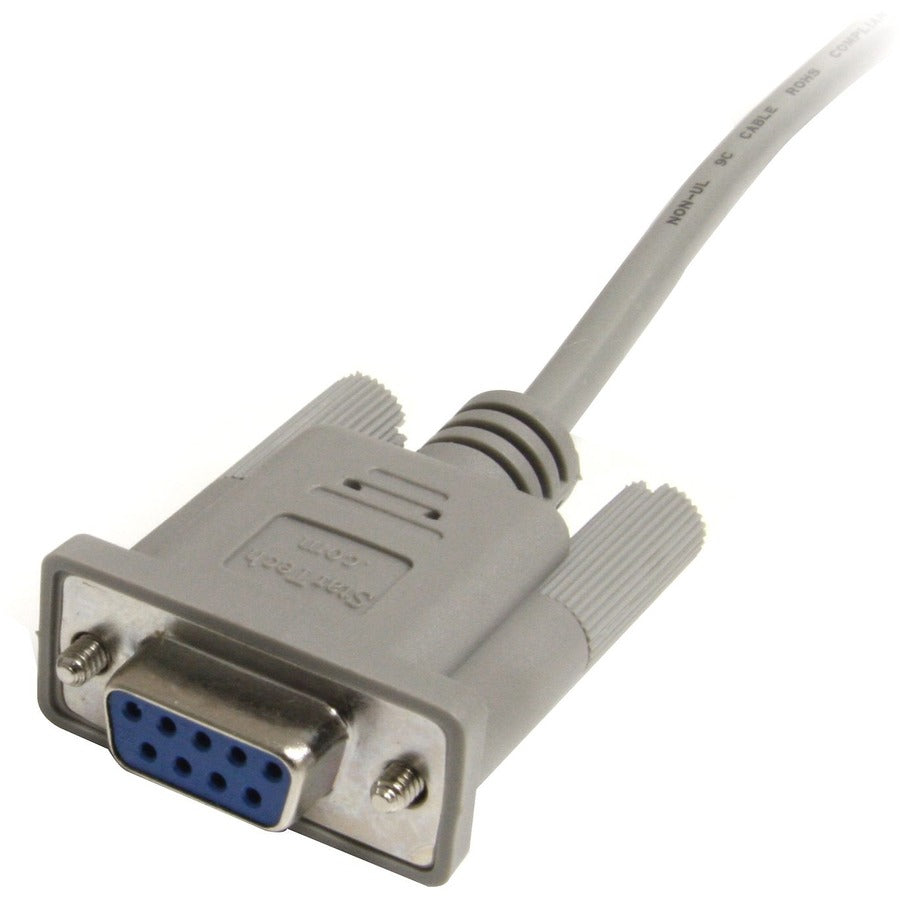 StarTech.com 6 ft Straight Through Serial Cable - DB9 F/F