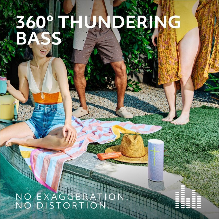 Ultimate Ears MEGABOOM 4: Waterproof Bluetooth Speaker With 20-Hour Battery, 360-Degree Sound, and Thundering Bass