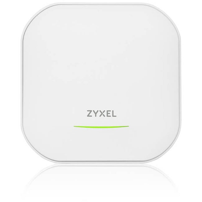 Zyxel WiFi 6E AXE5400 2.5G Multi-Gigabit Business AP | Bandflex 2.4Ghz and 5Ghz or 6Ghz Operation | 1 GbE Passthru| Mesh, Seamless Roaming, Captive Portal | Hybrid Cloud | POE+ Support | NWA220AX-6E