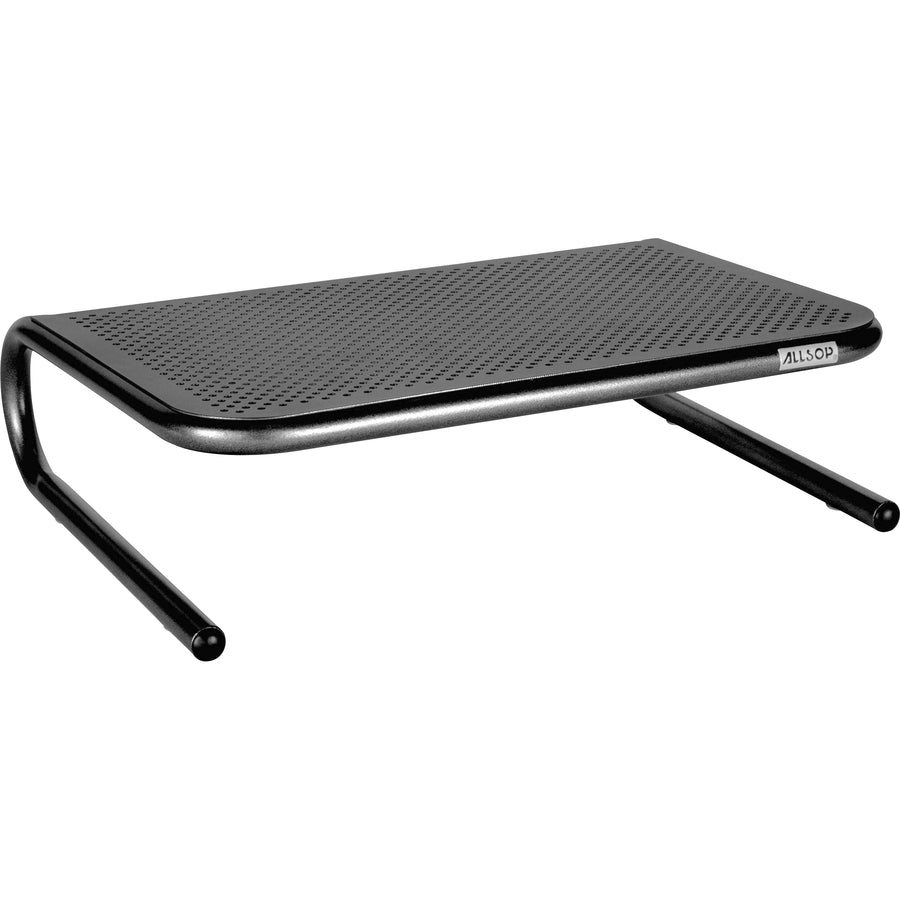 Allsop Metal Art Jr. Monitor Stand 14-Inch Wide Platform - Pearl Black (30165)