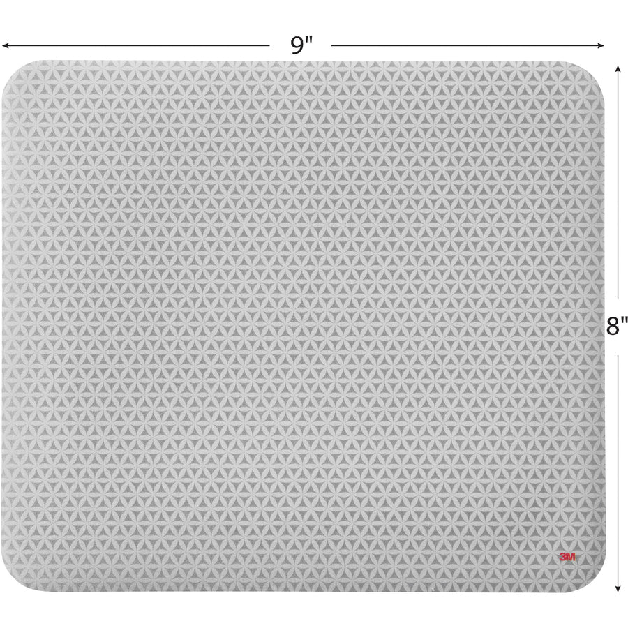 3M Precise Mouse Pad - Ultra-Thin Design with Nonskid Backing and Battery-Saving Features