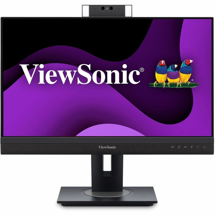 ViewSonic VG2457V 24-Inch Full HD Video Conference Docking Monitor with Windows Hello Webcam