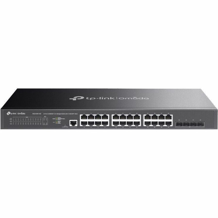 TP-Link Omada SG3428X-M2 24-Port 2.5G Ethernet Switch with 4 SFP+ Slots and Centralized Management