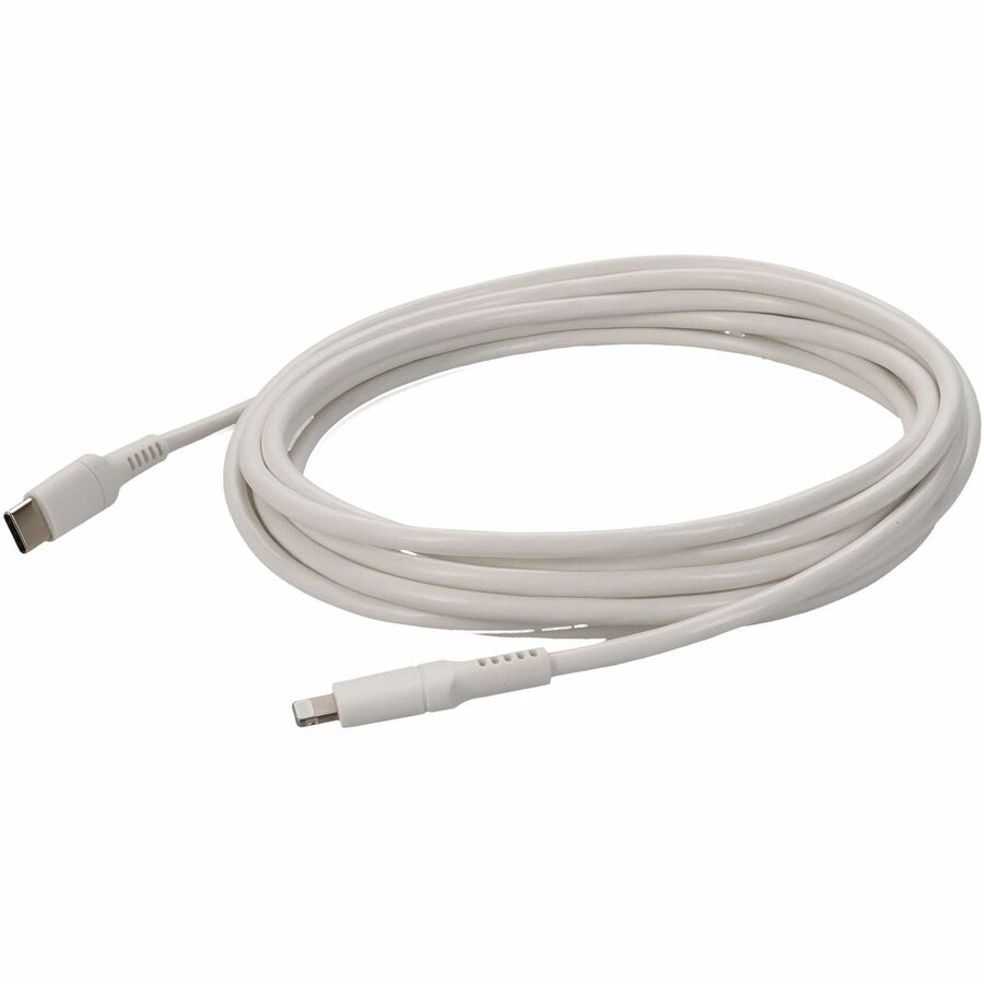 AddOn 1m USB 3.1 (C) Male to Lightning Male White Cable