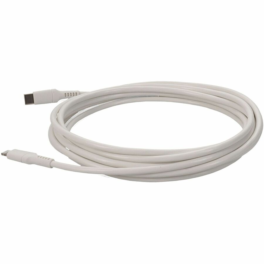 AddOn 1m USB 3.1 (C) Male to Lightning Male White Cable