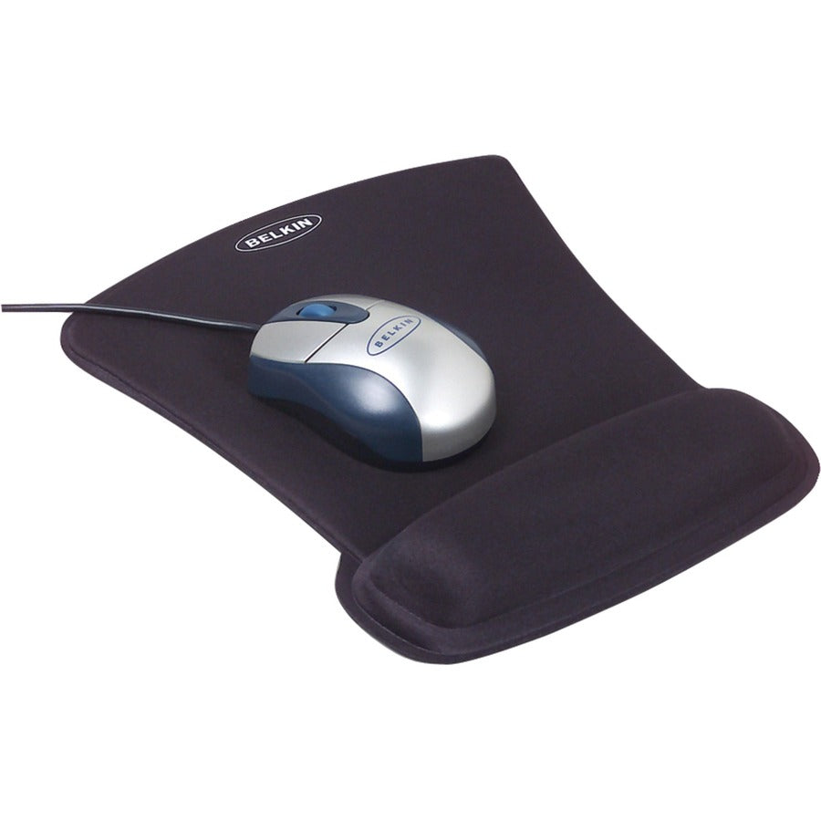 Belkin WaveRest Gel Mouse Pad - Ergonomic Wrist Support And Comfort For Long Usage - Black