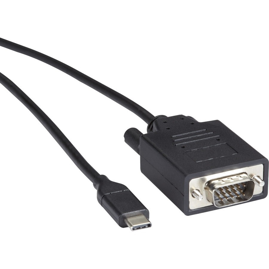 Black Box USB-C to VGA Adapter Cable, 1080p HD, 6ft