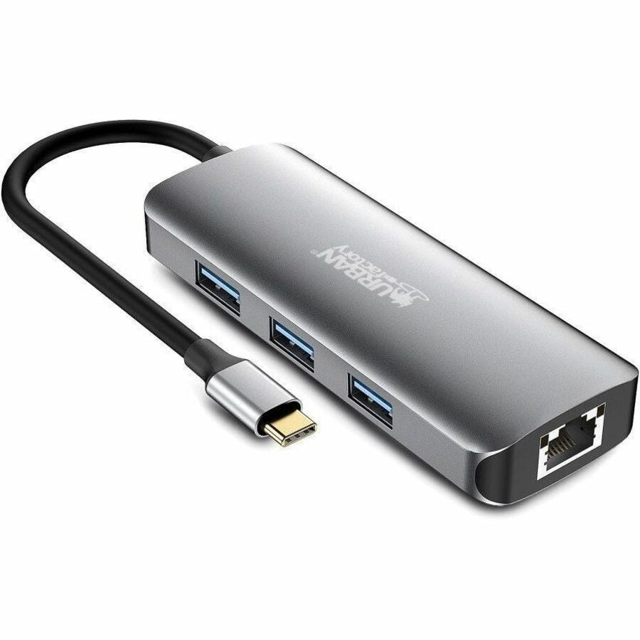 Urban Factory HUBEE 8-in-1 USB-C Docking Station with 100W Power Delivery & 4K HDMI Output