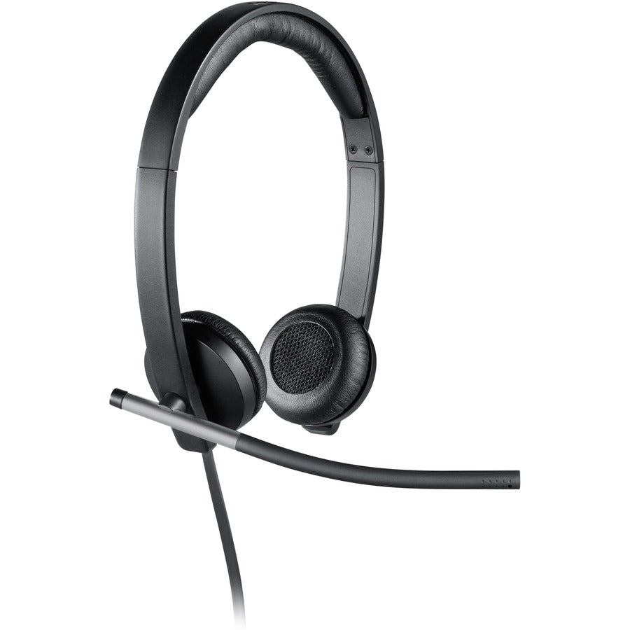 Logitech USB Headset Stereo H650e - Noise-Cancelling Mic, Call Indicator & Comfort Design