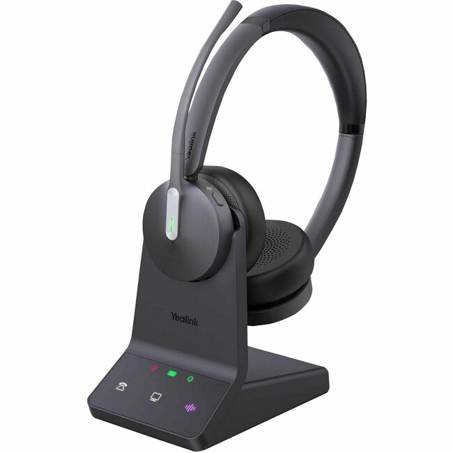 Yealink WH64 DECT Wireless Headset with Bluetooth, Noise Cancellation & Multi-Device Connectivity