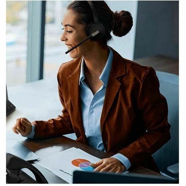 Yealink WH64 DECT Wireless Headset with Bluetooth, Noise Cancellation & Multi-Device Connectivity