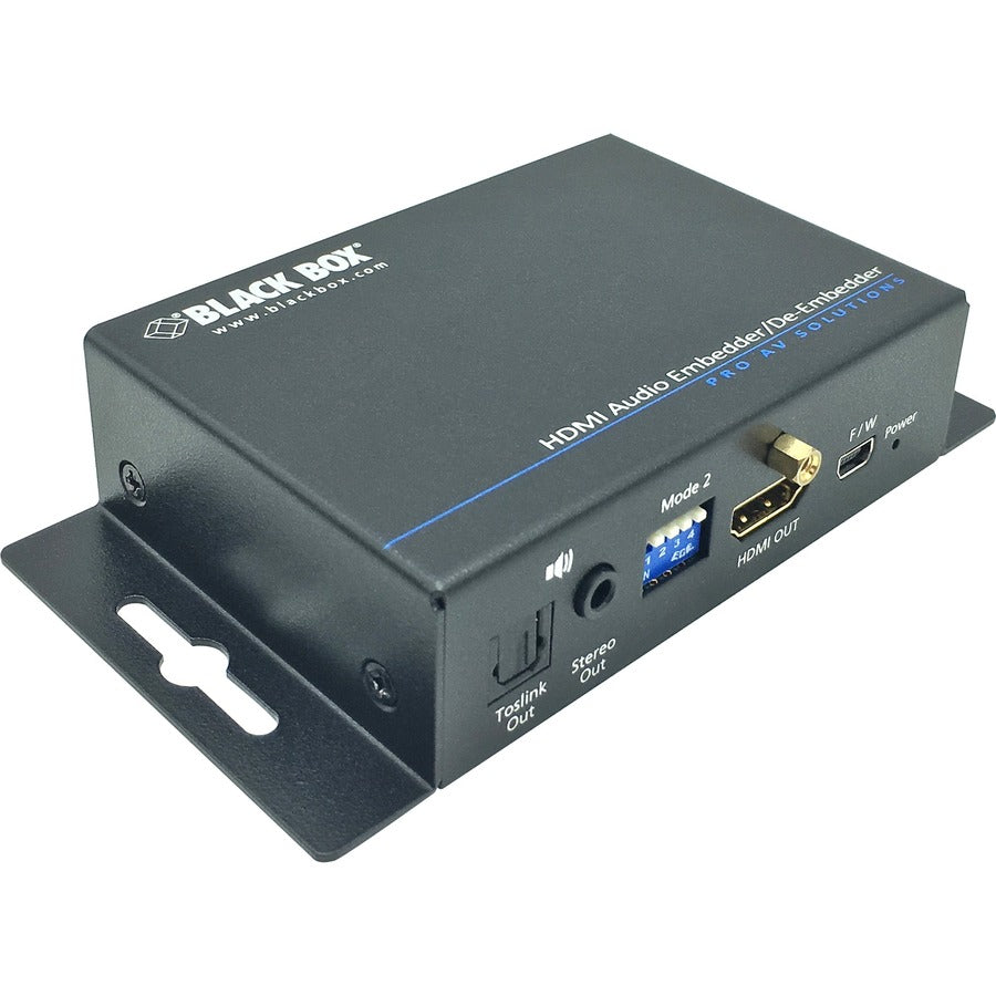 Black Box HDMI 2.0 Embedder/De-Embedder - 4K60, ARC Audio Extraction, Optical & Analog Support