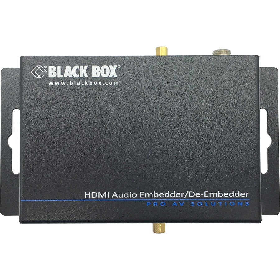 Black Box HDMI 2.0 Embedder/De-Embedder - 4K60, ARC Audio Extraction, Optical & Analog Support