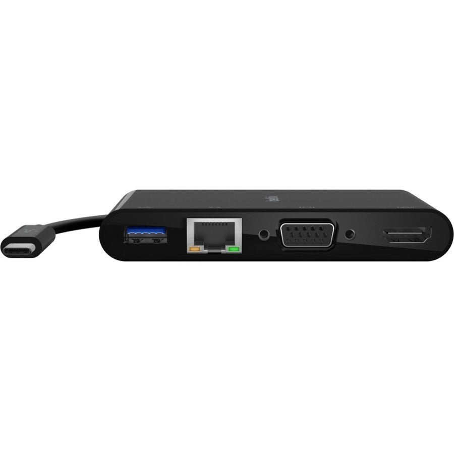 Belkin USB-C Multiport Adapter, USB-C to HDMI - USB A 3.0 - VGA, up to 100W Power Delivery, up 4k Resolution