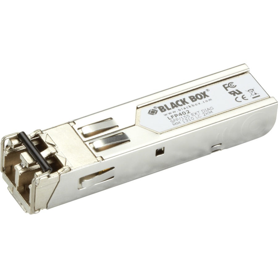 Black Box LFP402 SFP Module - Modular Optical Transceiver with -40 to 176F Operating Temp