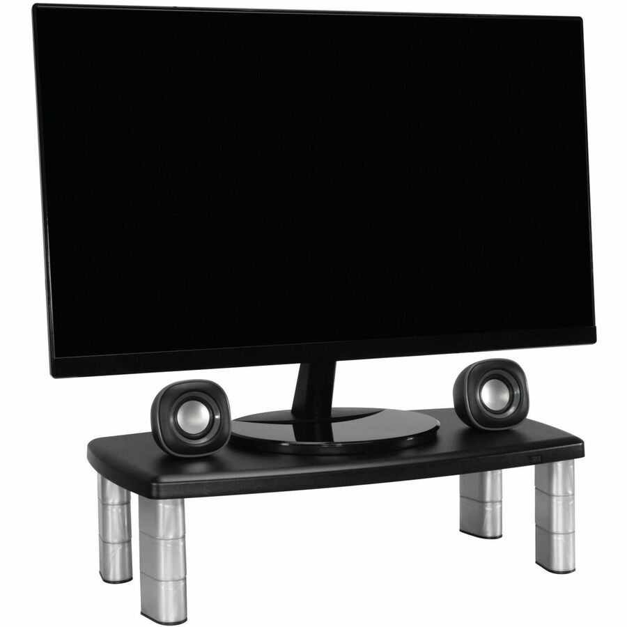 3M Adjustable Monitor Riser Stand with Nonskid Base, Height Adjustable 1" to 5-7/8"