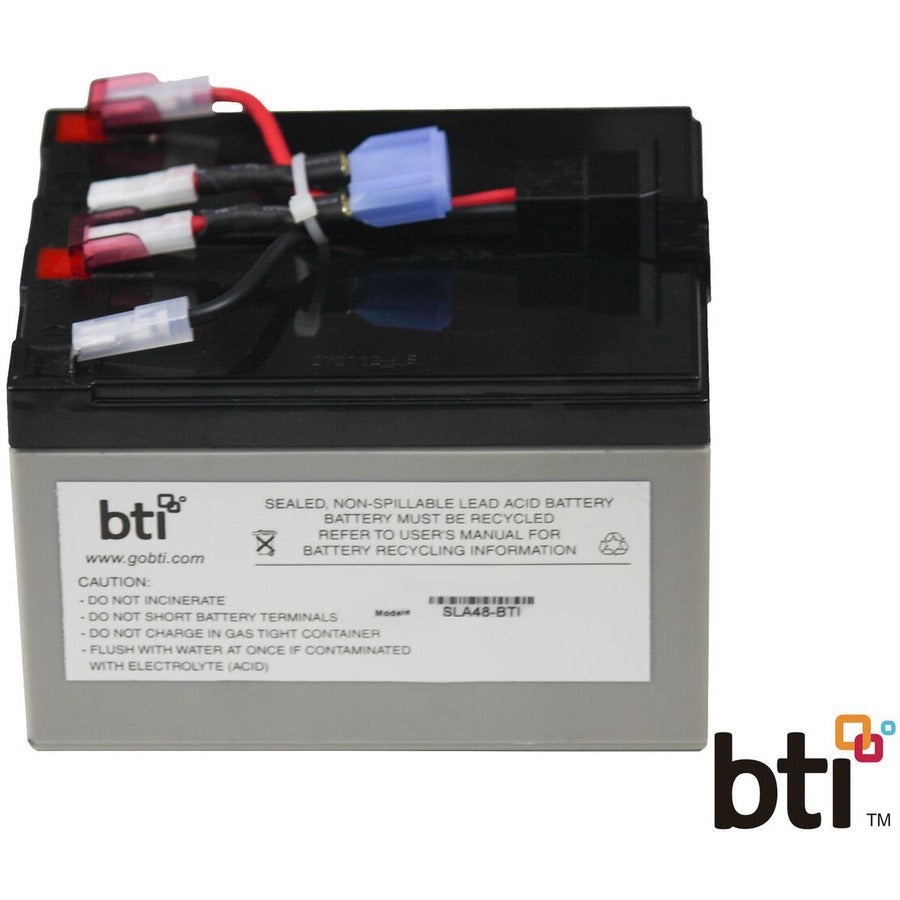 BTI RBC48-SLA48-BTI 12V Sealed Lead Acid Battery for APC DLA750, SUA750 & More UPS Models