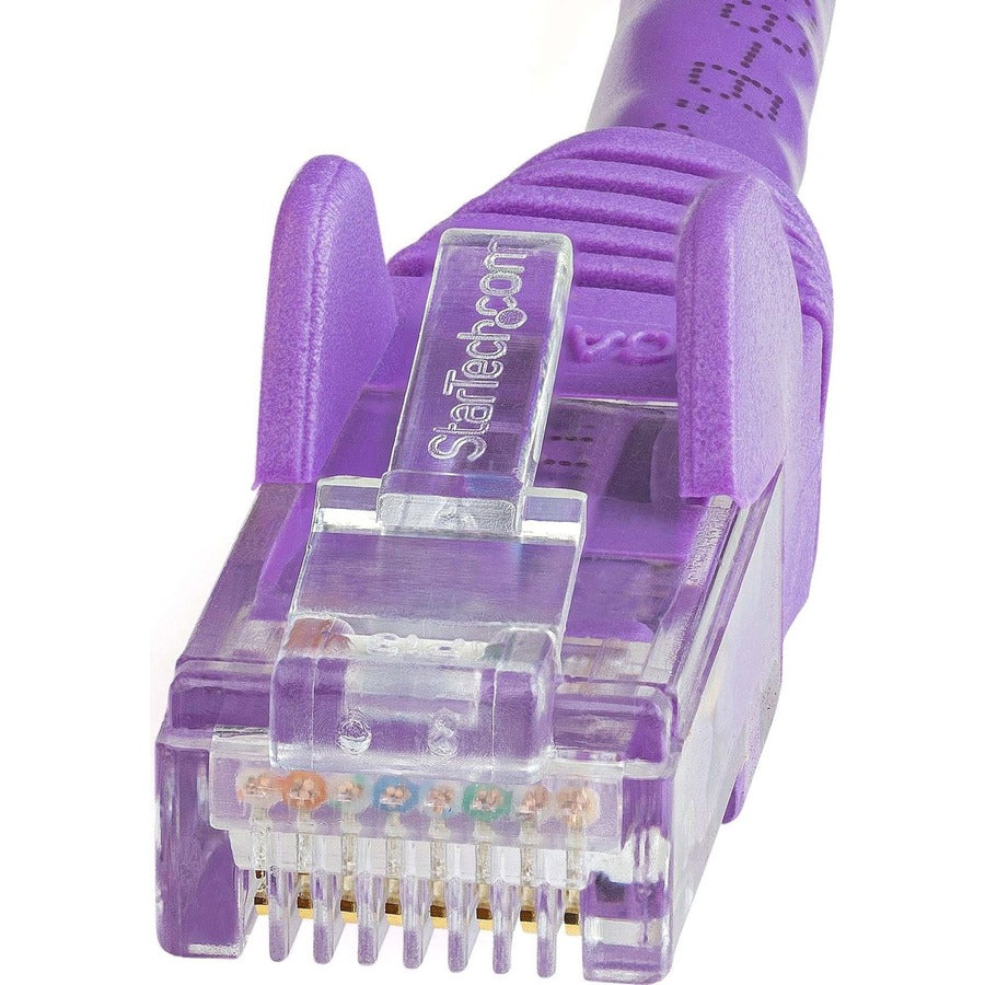 StarTech.com 7ft CAT6 Ethernet Cable - Purple Snagless Gigabit - 100W PoE UTP 650MHz Category 6 Patch Cord UL Certified Wiring/TIA