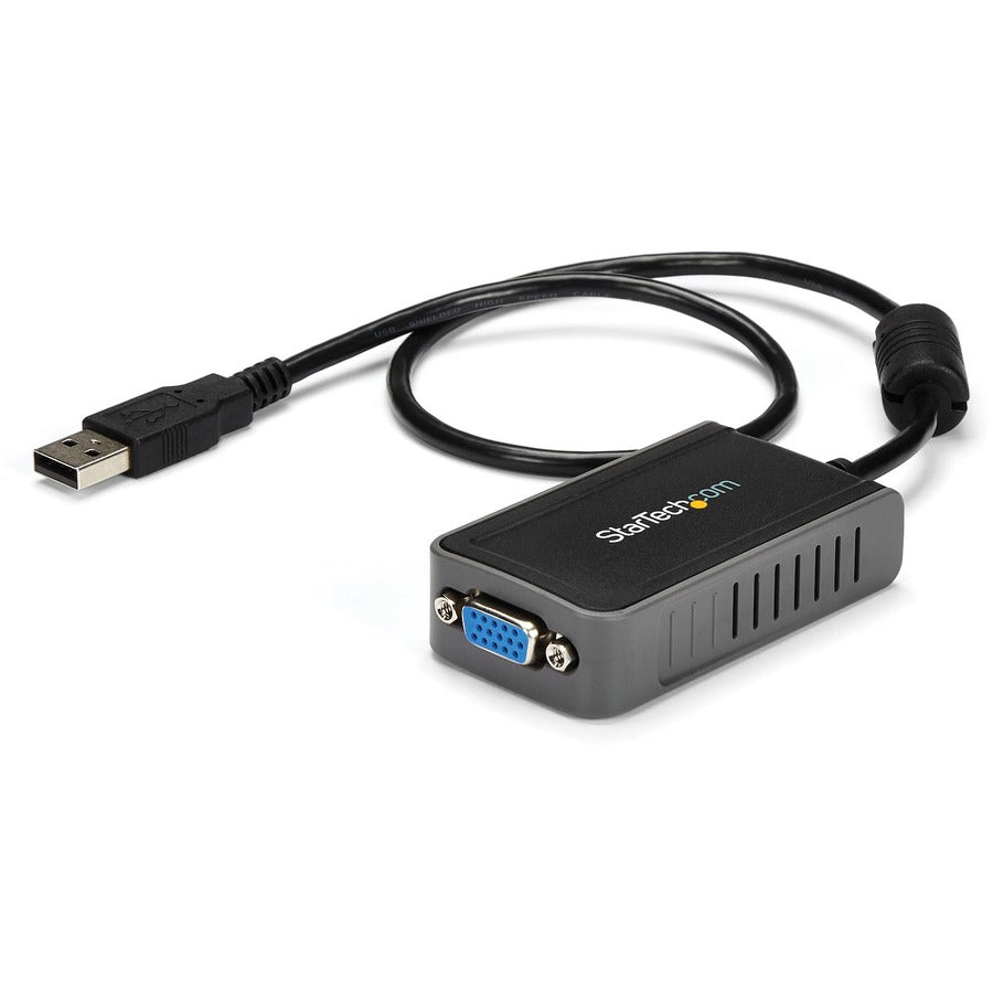 StarTech.com USB 2.0 to VGA Adapter, USB to VGA Monitor Converter for Windows, 1440x900 (no support for macOS/ChromeOS/Linux) - TAA