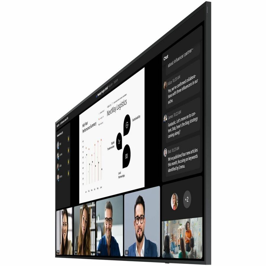 Samsung QP105DX-5K 105" Digital Signage Display - 500 Nit Brightness for 24/7 Use