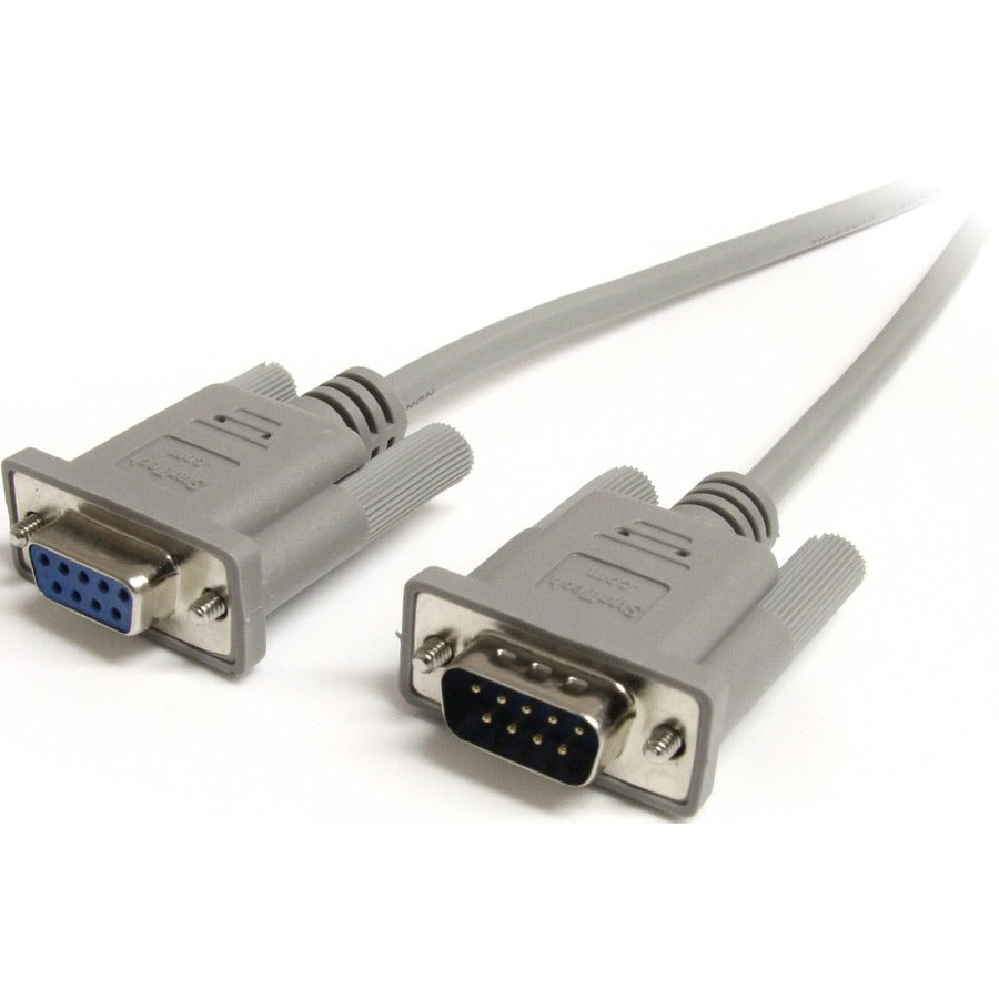 StarTech.com MXT100 6 Ft Null-Modem Serial Cable - DB9 Male to DB9 Female - High Quality Extension